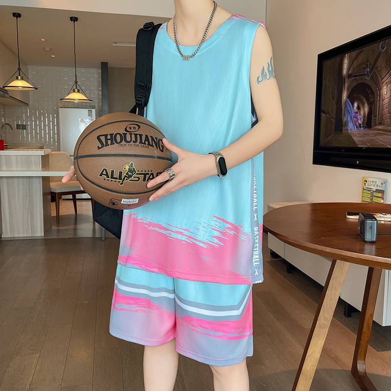 HGHG-A016 light blue (top+shorts)